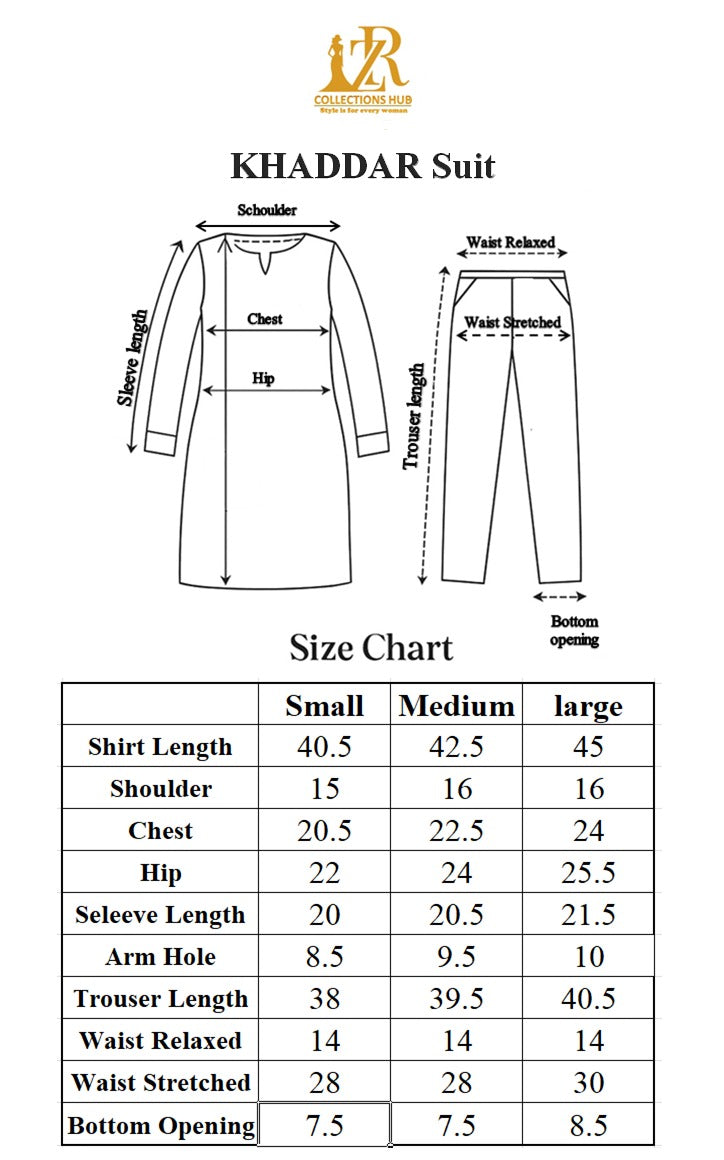 Winter Luxe Stitched – ZR2804 Printed Khaddar 3PC Bottle Green Suit with Khaddar Dupatta